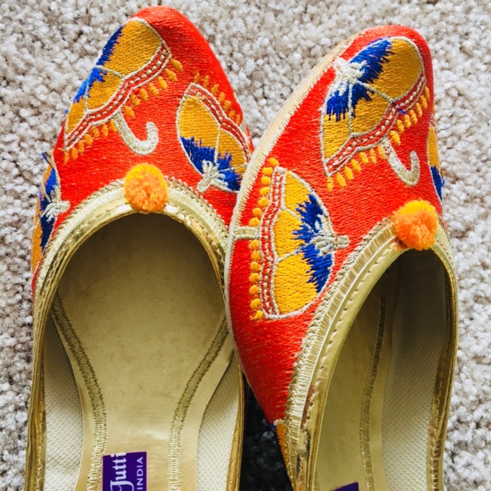 New 2018 ! Vibrant Orange Umbrella Jutti
